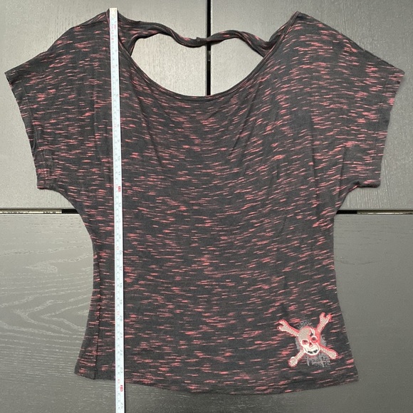 Harley-Davidson Womens Open Back Skull Tee - XS - Picture 7 of 8